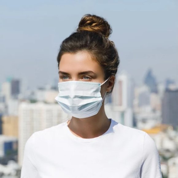 10 x London Luxury 20 Disposable Premium 3-Ply Face Masks American Mask Group - Picture 2 of 5